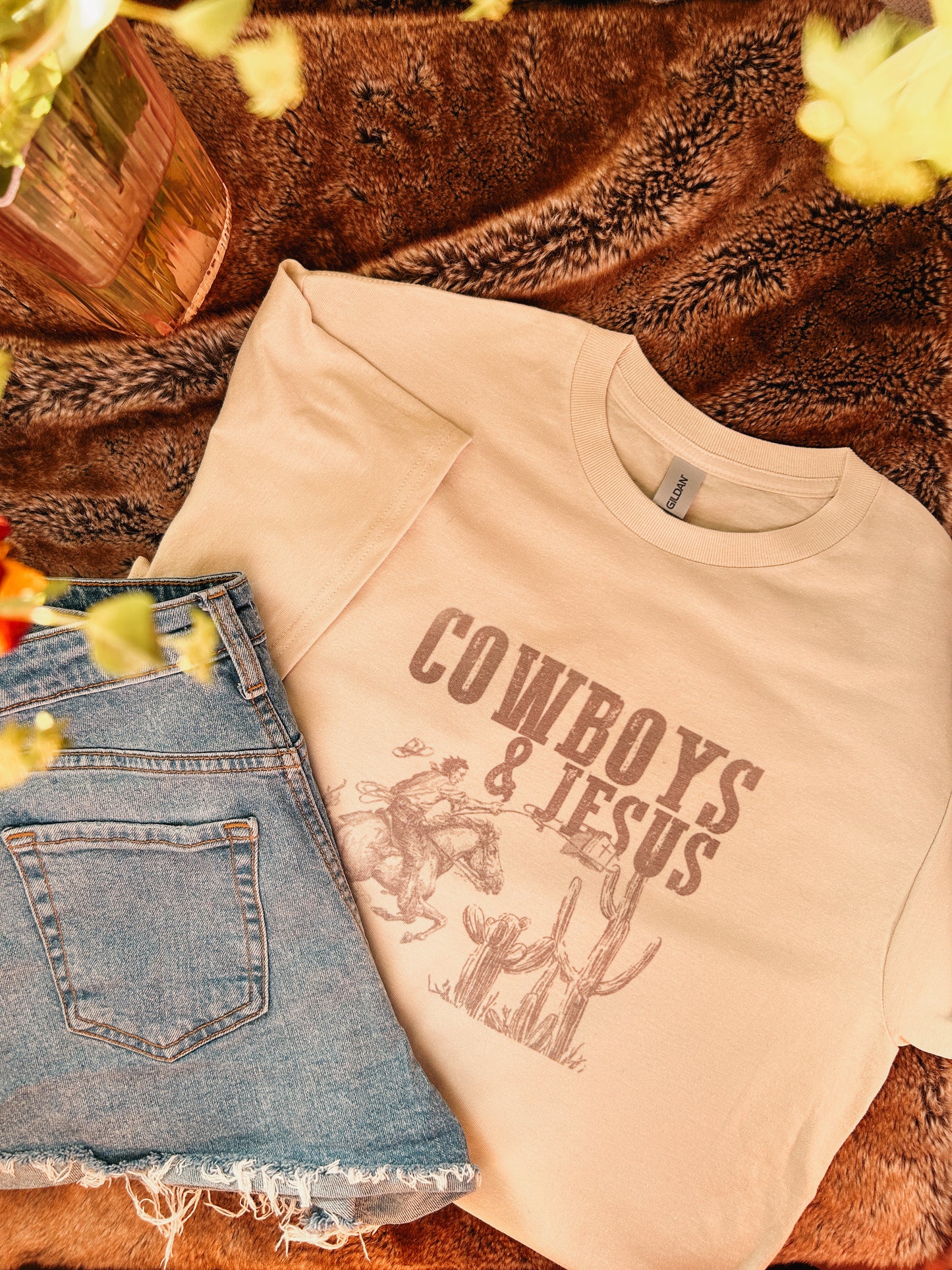 Cowboys & Jesus Tee