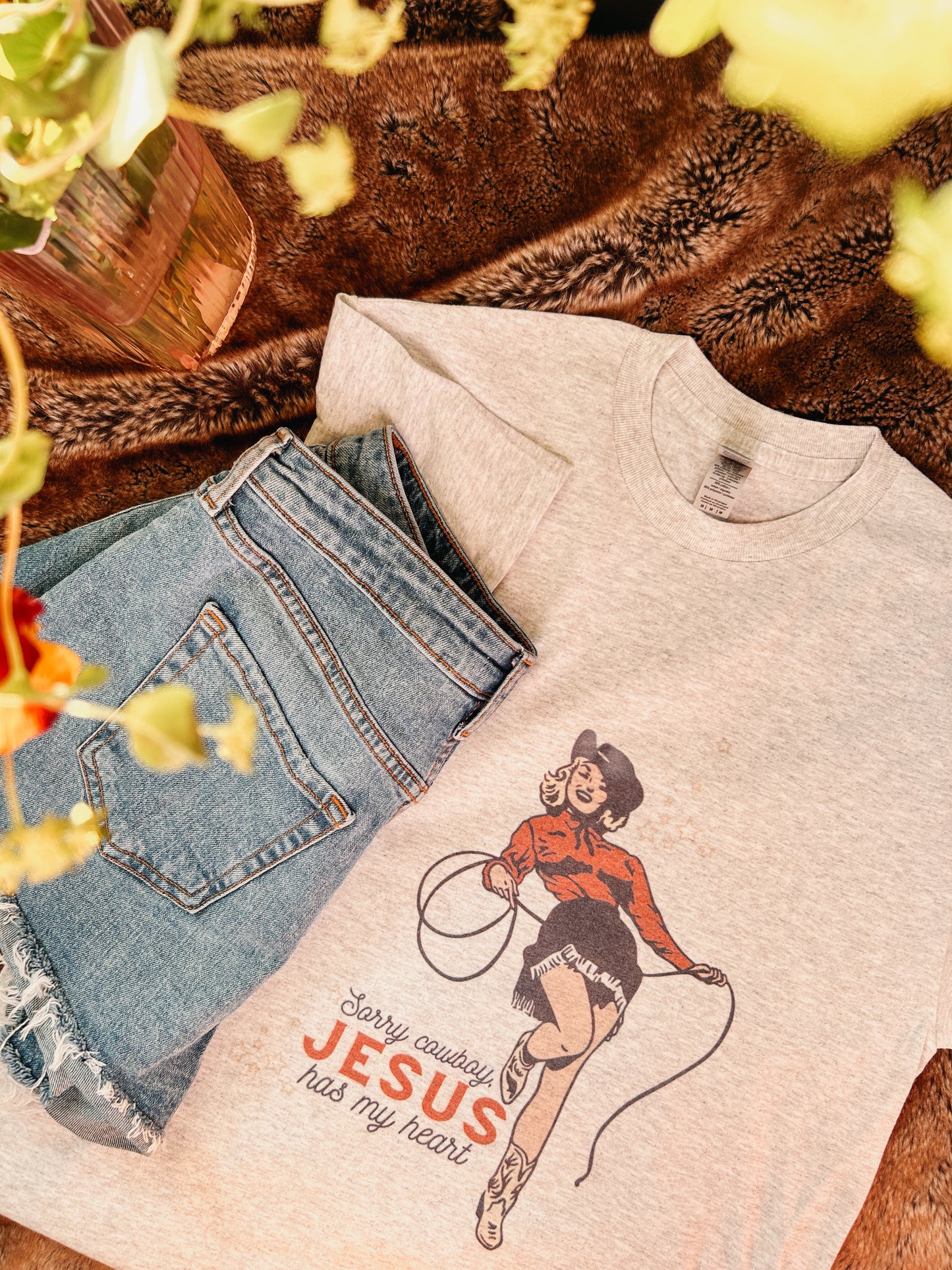 Sorry Cowboy Tee