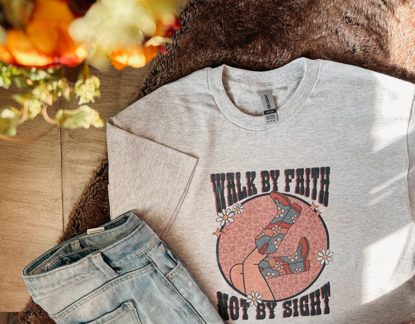 Walk By Faith Not By Sight Tee