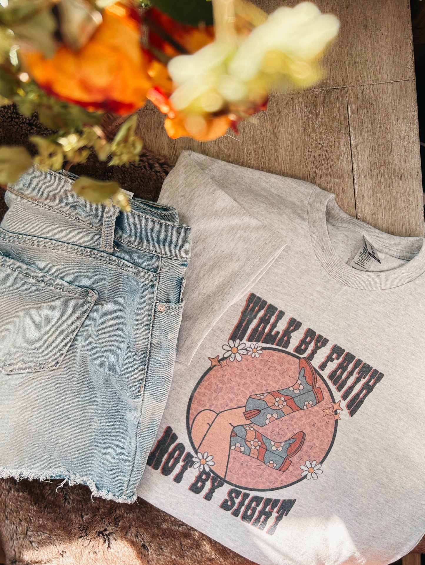 Walk By Faith Not By Sight Tee